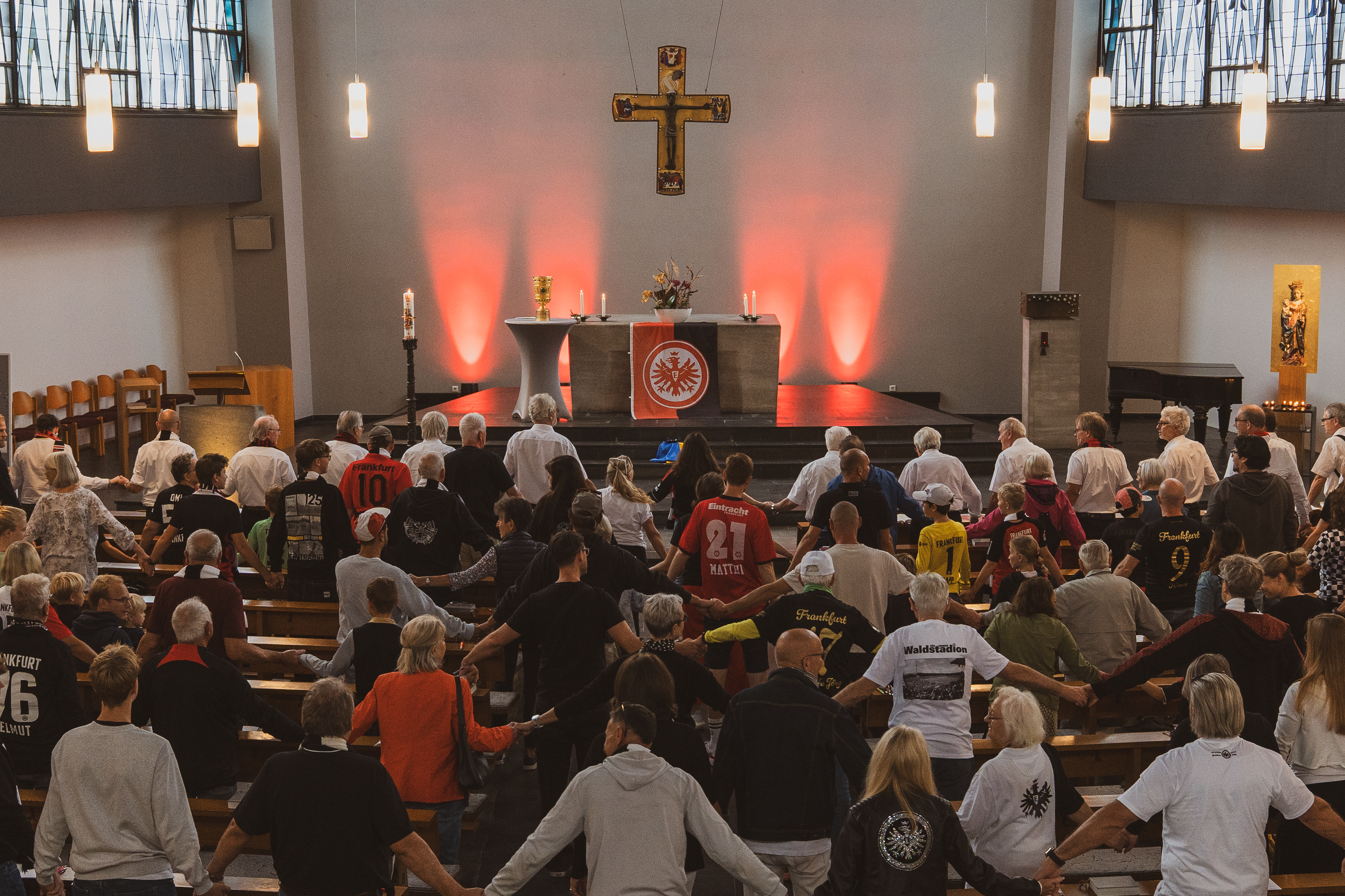 Gottesdienst mit Eintracht-Fans in Kirche